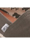 Toms Mens Green Classic Canvas Espadrilles