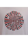 Pretty Green Mens White Pretty Green White Rays Crew Neck Tee