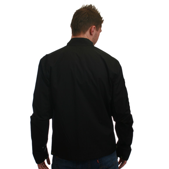 Pretty Green Mens Black Pretty Green Black/Lime Monkey Jacket main image
