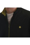 Pretty Green Mens Black Pretty Green Black/Lime Monkey Jacket
