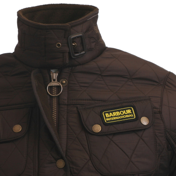 Barbour International Womens Brown Barbour International Polarquilt Brown main image