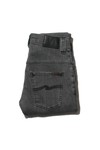 Nudie Jeans Mens Grey Nudie Faded Black Thin Finn Dry Stretch Jean
