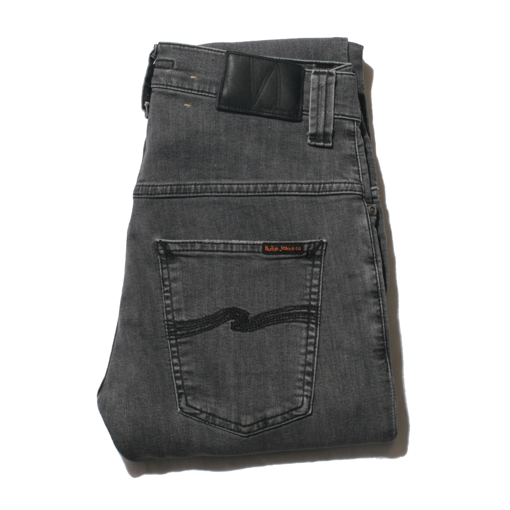 Nudie Jeans Nudie Faded Black Thin Finn Dry Stretch Jean | Masdings