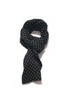 Pretty Green Mens Black Pretty Green Polka Dot Woven Scarf