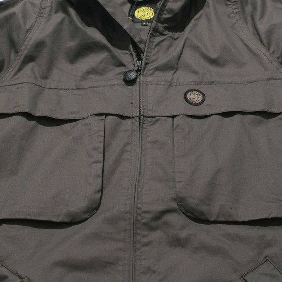 Pretty Green Mens Green Pretty Green Khaki Walker Jacket main image