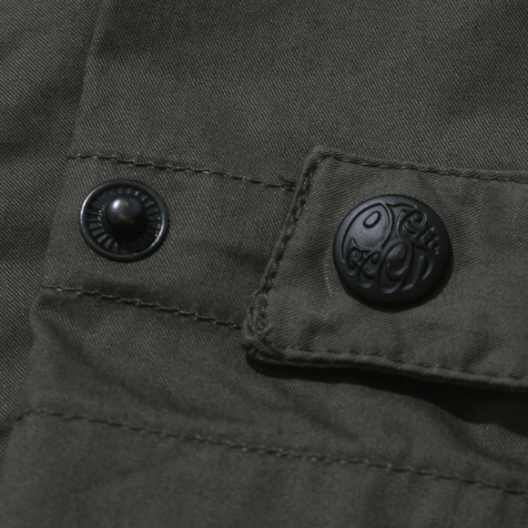 Pretty Green Mens Green Pretty Green Khaki Walker Jacket main image