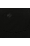 Pretty Green Mens Black Pretty Green Long Sleeve Pique Polo Shirt