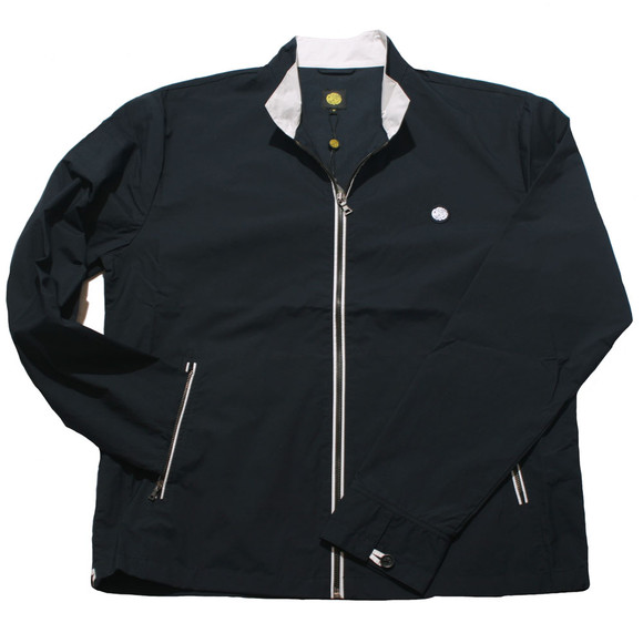Pretty Green Mens Blue Pretty Green Navy/White Monkey Jacket main image