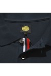 Pretty Green Mens Blue Pretty Green Navy Tipped Inner Placket & Pocket Polo