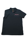 Pretty Green Mens Blue Pretty Green Navy Tipped Inner Placket & Pocket Polo