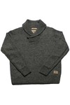 Gant Mens Grey Gant CV Lambswool Grey Shawlcollar Jumper
