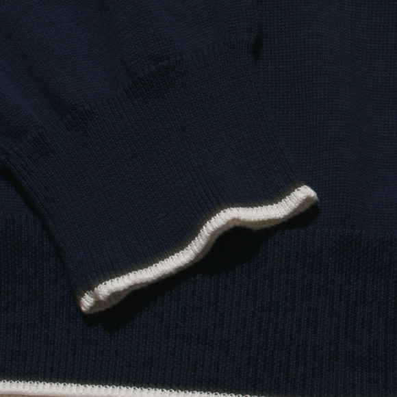 Gant Mens Blue Gant Cotton Blue LS Rugger Polo Top main image
