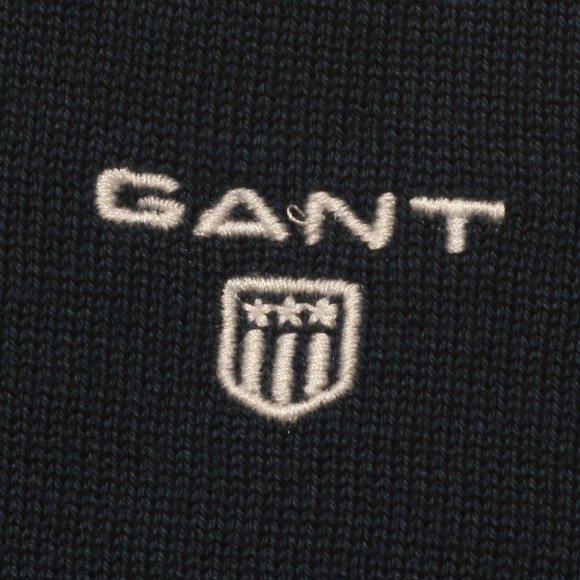 Gant Mens Blue Gant Cotton Blue LS Rugger Polo Top main image
