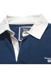 Gant Mens Blue Gant Cotton Blue LS Rugger Polo Top
