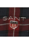 Gant Mens Blue Gant RE Navy/Red Creased Melange Check LS Shirt