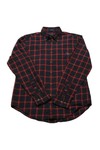Gant Mens Blue Gant RE Navy/Red Creased Melange Check LS Shirt