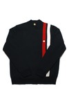 Pretty Green Mens Blue Pretty Green Navy/Red Turtle Neck Jumper