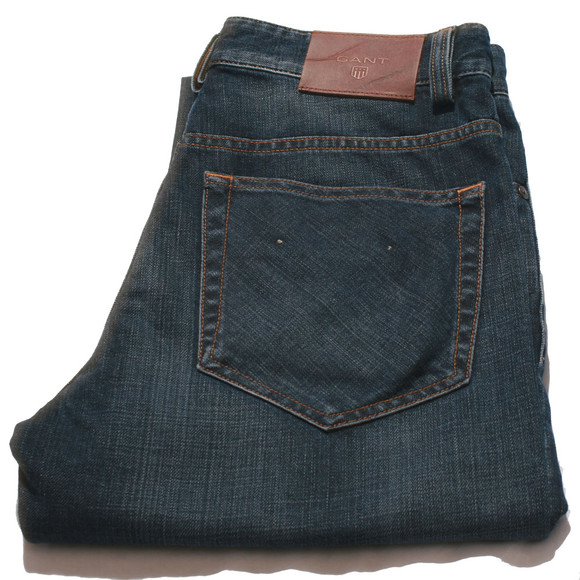 Gant Mens Blue Gant Long Island Jason Indigo Jean main image