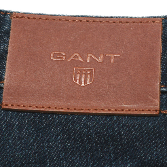 Gant Mens Blue Gant Long Island Jason Mid Wash Jean main image