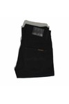Nudie Jeans Mens Black Nudie Black Slubs Grim Tim Jeans