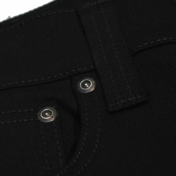 Nudie Jeans Mens Black Nudie Black Slubs Grim Tim Jeans main image