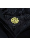 Pretty Green Mens Black Pretty Green Black Fur Hooded Parka