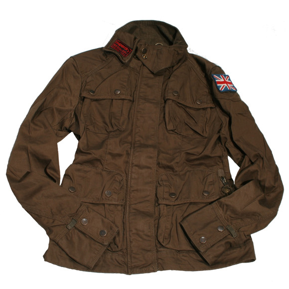 Superdry Womens Green Superdry Trials Jacket #1