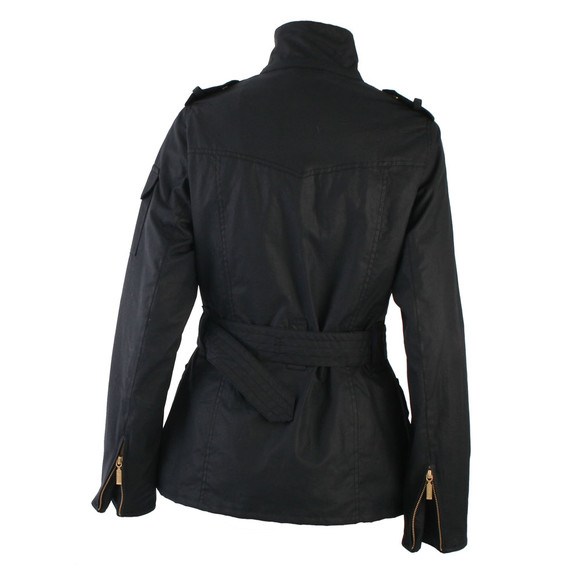 Barbour Lifestyle Womens Blue Barbour Summer Wax International Jacket - Navy main image