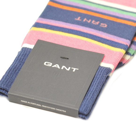 Gant Mens Multicoloured Gant Multi Stripe Socks main image