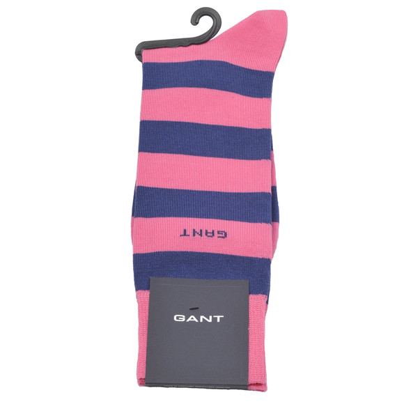 Gant Mens Blue Gant Barstripe Socks in Navy main image