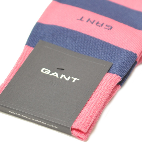 Gant Mens Blue Gant Barstripe Socks in Navy main image