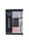 Gant Mens Multicoloured Gant 3 Pack Stretch Cotton Trunk SKY/NVY/PNK