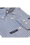 Gant Mens Blue Gant Cobalt Blue A P Dobby Stripe Oxford Shirt