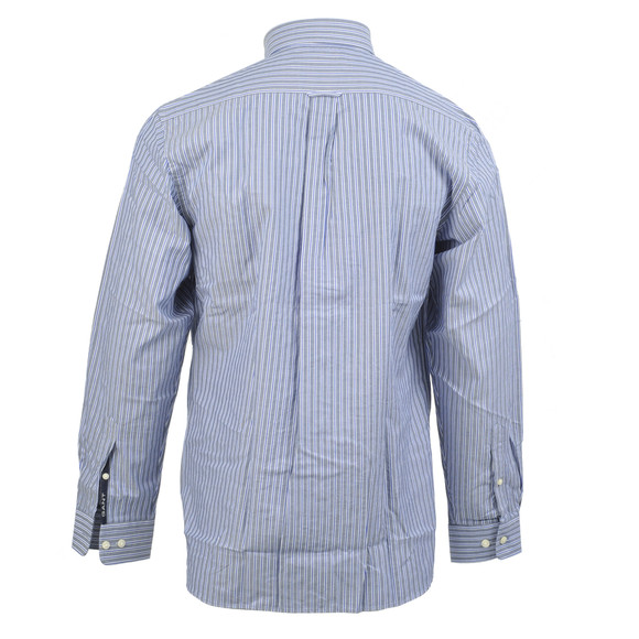 Gant Mens Blue Gant Cobalt Blue A P Dobby Stripe Oxford Shirt main image