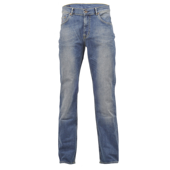Gant Mens Blue Gant Mid Stone Wash Connecticut Comfort Fit Jean main image