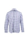 Gant Mens Purple Gant Purple/Blue A P Portofino Poplin Large Check Shirt