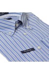 Gant Mens Blue Gant Cobalt Blue A P Regent Poplin Stripe Shirt