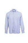 Gant Mens Blue Gant Azur Blue A P Preppy Stripe Oxford Shirt