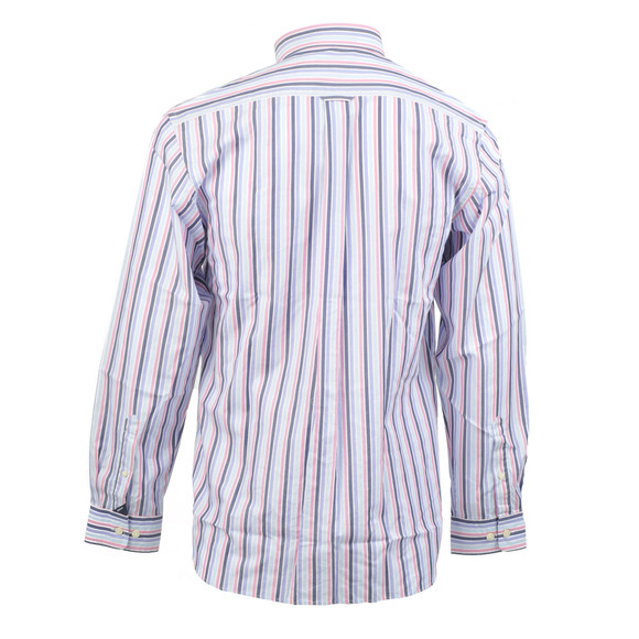 Gant Mens Red Gant Lobster A P Georgica Poplin Stripe Shirt main image