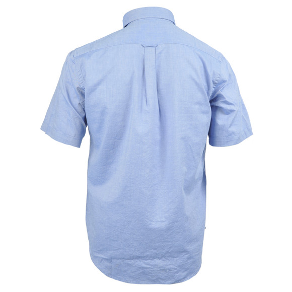 Gant Mens Blue Gant Ocean Blue A P Coloured Oxford Shirt main image