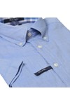 Gant Mens Blue Gant Ocean Blue A P Coloured Oxford Shirt