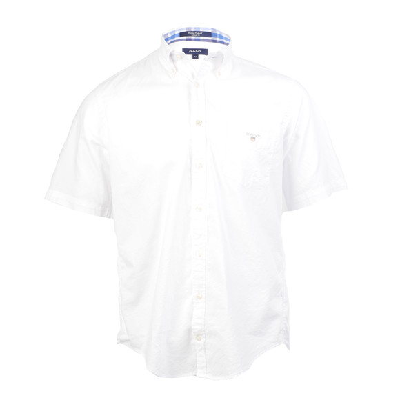 Gant Mens White Gant White A P Coloured Oxford Shirt main image
