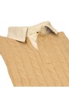 Gant Mens Yellow Gant Sand Cotton Cable Rugger