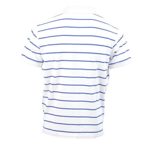 Gant Mens White Gant White A P Breton Stripe Pique Rugger Polo main image