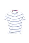 Gant Mens White Gant White A P Breton Stripe Pique Rugger Polo