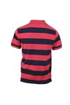 Gant Mens Pink Gant Raspberry A  P Barstripe Pique Rugger Polo