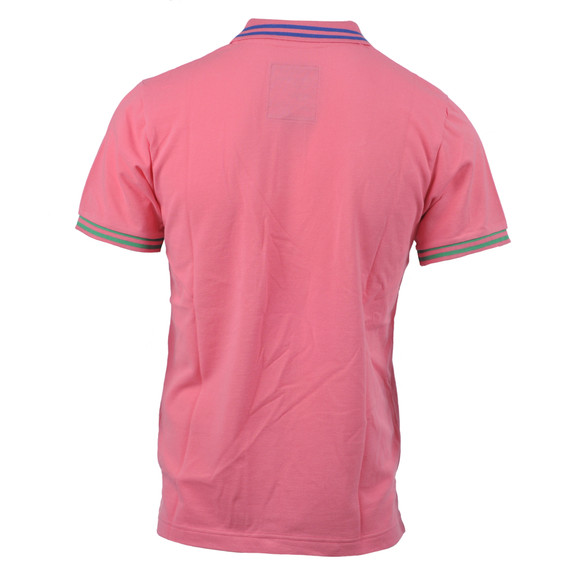Gant Mens Pink Gant Pink A P Contrast Tipping Pique Rugger Polo main image