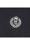 Henri Lloyd Mens Blue Henri Lloyd Navy Moray Crew Knit Jumper