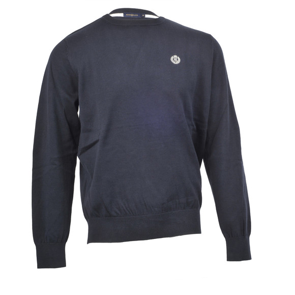 Henri Lloyd Mens Blue Henri Lloyd Navy Moray Crew Knit Jumper main image