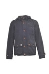 Pretty Green Mens Blue Pretty Green 3 Pocket Hooded Jacket